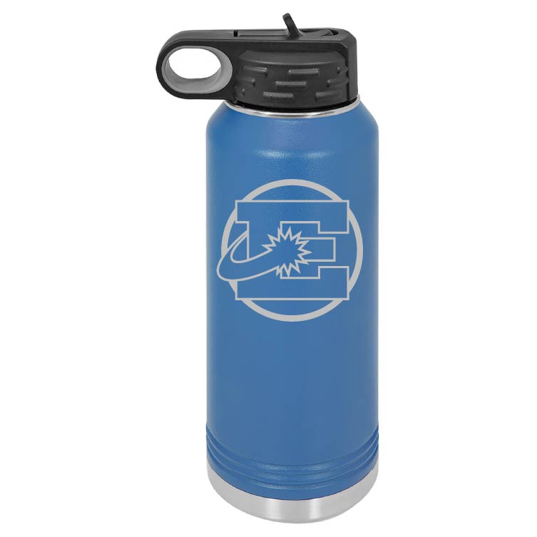 Comets 32 oz. Royal Blue Water Bottle