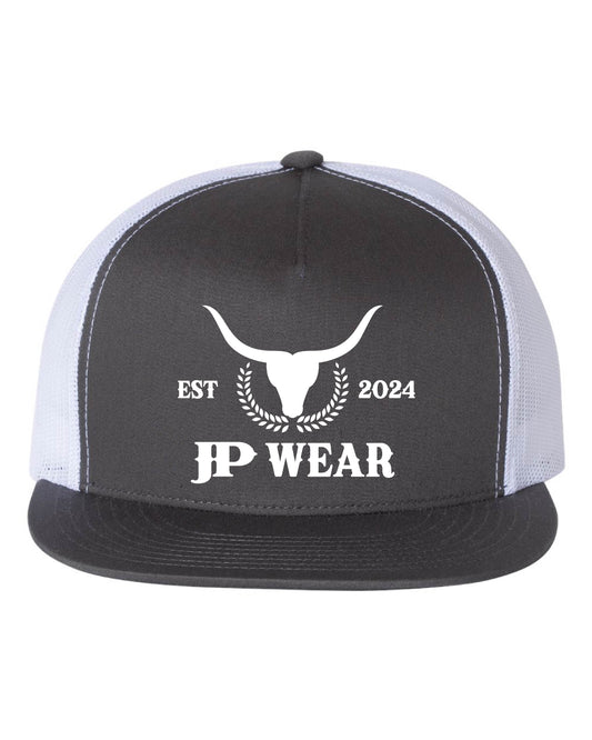 JP WEAR - The Chub Rock- Grey Classic Five Panel Trucker Hat